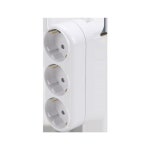 3구 ㄱ형 멀티탭 비닐포장 : 브랜드월드