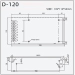 이중 출력  전원 공급 장치 D-120A AC DC 컨버터 D-150B 120W 5V 12V 3A : 스마트 모두다 종합상사