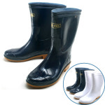 남자 고무장화 말표 미끄럼방지 식당 위생 작업 갯벌 농사 장화 : 정원코리아