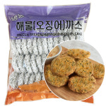 청파래 오징어까스2.5kg 청파래 오징어함유 해물까스 급식용 반찬용 식당용 : 먹는데 진심