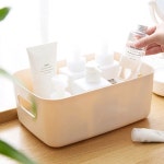 플라스틱 보관용기 정리 박스 정리함 중형 스킨 : firstshoping