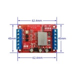 스텝퍼 모터 드라이버 DC 9V-36V THB6128 2 상 4 와이어 128 분할 전류 2A 57  보드 : 스마트 모두다 종합상사