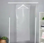 행거비닐 세탁소 의류 옷 커버 비닐 봉투 사이즈 조정가능 (바지/스커트)(0.04T PE) : 금호비닐 포장