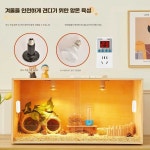 애완동물 조류 도마뱀용품 케이지 파충류사육장 사육장 파충류 뱀 파충류용품 번식 : 보라미모어