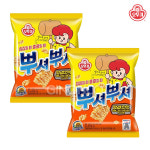 오뚜기 뿌셔뿌셔 양념치킨맛 90g 2개 라면 과자 어린이집 간식 탕비실 스낵 : 지노앤코