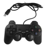 USB 유선 게임 패드 조이스틱 싱글/더블 진동 조이패드 게임 컨트롤러 핸들 PC 노트북 컴퓨터 Win7/8/10/XP/Vista : k물류