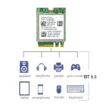5400M 와이파이 수신기 RTL8852CE 2456G WiFi6E 카드 블루투스 호환53 B0KA : 제이에스디글로벌