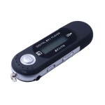 휴대용 USB MP3 음악 플레이어, LCD 디지털 화면, 플래시 지원, 4GB, 8GB FM 라디오, 마이크 포함, 미니 Mp3 플레이어 : 자양유통