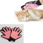 그루밍장갑 브러쉬 양손 강아지빗 핑크X2 털관리 브러시 털제거 고양이빗 털제거장갑 털관리장갑 : 백일상사