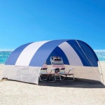 Tengou Large Portable Beach Tent, Beach Shade for 4-6 People, UPF 50+ Outdoor Shelter with Expanded : 렛미인몰