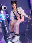 힙합댄스 K-PoP 의류 재즈 댄스 코스튬 세트 패션 스팽글 쇼 의상 소녀 캣워크 힙합 : 오름상상회
