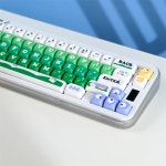 고양이키캡 포인트키캡 키보드키캡 커스텀 MOA 129 키 캡 소 목장 PBT 키캡 프로필 염료 승화 게임용 기계식 키보드 MX 스위치 : 미스솔져
