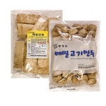 봉평원 메밀고기만두1.5kg(30x50개)+메밀 전병만두1.5kg(100gx15개)-묶음 : 지원 푸드나라