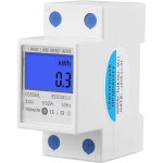 디지털 LCD 532A 230V 50Hz 백라이트 단상 에너지 측정기DIN 레일 측정기 : 올리브H
