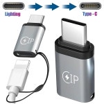 라이트닝 암C 타입 수 케이블 어댑터 USB C조명 커넥터 케이블 변환기 아이폰 4 3 프로 맥스 화웨이 P30 : YM Logis