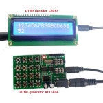 DTMF 발전기 음성 인코더 듀얼 톤 송신기 보드 제어 모듈, MT8870 CE004 AD22B04 용 : 원큐무역