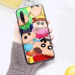 짱구폰케이스  휴대폰 케이스 카툰 크레용 S-ShinS-chanS 현금 샤오미용 샤오미 13 12 11T 10 9 레드미 노트 11 10S 프로 9A 용 검정색 PC... 