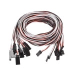 RC 자동차용 서보 익스텐션 케이블 코드 커넥터 와이어, 수-암, 22AWG 30 리시버 핀, 개 : 원큐무역