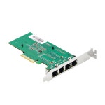 인텔 I350AM4 칩 4 포트 PCIe x4 기가비트 이더넷 네트워크 카드 쿼드 RJ45 서버 데스크탑 PC용 내부 NIC 10 100 1000Mbps... 