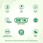 인피니소프트_연구비3비 | DEVA 비건 오메가-3 DHA EPA 보충제 원스 퍼-데이 소프트젤 300 MG - Carrageenan 젤라틴 글루텐 프리 비-물고기 조류 오일 지방산 90...