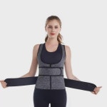 겨울 보온 허리 보호대 신기 조끼 성형 허리 등허리 묶음 배따뜻 궁착방착 냉난방 배보호대 : 부빈메르