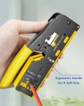 WoeoW 표준 및 차폐 네트워크 커넥터 및 RJ45 패스 스루 크림퍼 CAT55e CAT6 CAT6a CAT7 RJ45 RJ12 RJ11 : 다유스토리21