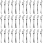 1인치 스테인리스 실버웨어, 내구성 있는 테이블 가정용, 주방 및 레스토랑용 거울 광택, 식기세척기 사용 가능 : 제이에스11스토어