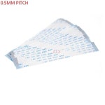 10PCS FPC 리본 플렉시블 플랫 케이블 피치 0.5MM 100MM A 형 4P 6P 8P 10P 12P 16P 20P 30P 40 P FFC 와이어 6/10/12/16/20/ : 대건물류