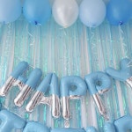 블루 초등아이 아들 집 홈파티 생일파티풍선 꾸미기 : 제이파티