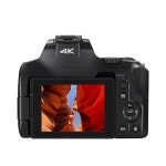 디지털 카메라 사진 4K 울트라 HD 캠코더 2X 광학 줌 LED 플래시 내장 자동 수동 초점 유튜브 브이로그 비디오용 : YM Logis