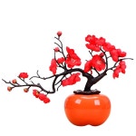 나무집 레고 호환 호환호환 감꽃 꽃병 매화 꽃 새 집 거실 장식 홈 : 오름상상회