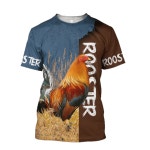 mma ufc  격투 수탉 3D 프린트 여름 남성 O-넥 티셔츠 캐주얼 반팔 오버사이즈 풀오버 패션 스트리트웨어 의류 : 오름상상회