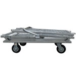 구루마 핸드 트럭 폴딩 리어카 사각 수레 밀차 학교 (강판)100x60 600kg(무음) : 준꾸스토어