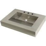 킹스턴 브라 GLTS31225 상업용 콘솔 싱크탑 31인치 x 22인치 5인치 브러시드 : FLOWER GG