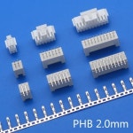 PHB 커넥터 플러그 수 암 크림프, 2.0mm, 2 핀, 3 4 5 6 7 8 9 10 세트 : 원큐무역