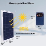 태양광 발전 키트 휴대용 야외 캠핑 전기 가정용 태양 시스템 패널 전지 에너지 저장 컨트 : 누리다라이프