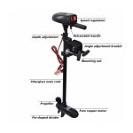 팽창식 카약 조정 보트의 전동 트롤링 모터, 선외 엔진, LED 배터리 표시기, 12V, 18LB 스러스터 : 포레스트그린77