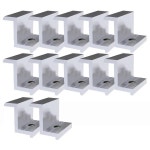 알루미늄 합금 PV 모듈 브래킷 엔드 클램프, 태양광 패널 고정 마운트 액세서리, 부식 방지, 30mm, 12 개 : 원큐무역