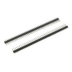 Arduino Black 용 단일 행 수 2.54 파손 가능 핀 헤더 커넥터 스트립, 40 개 : 원큐무역