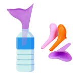 여자 간이 소변기 연휴 귀성길 여행 고속도로 비상용 화장실 변기 페트병 결합 오줌 깔때기 : 루나베일