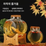 양조 유리병 용머리 콜라통 용기  주스 음료통 빈병 과일 티통 술단지 술통 술통 : 마니에르1