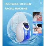 여드름제거 마스크 포함 휴대용 O2toderm 스킨 케어 수분 여드름 제거 물 필링 산소 돔 페이셜 테라피 기계 피부 회춘 : 오름상상회