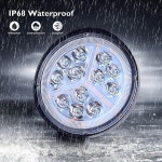 LED 라이트 작업 러닝 자동차 4x4 4DW 트럭카 SUV 12V 48W 스포트라이트 스트로브 헤드라이트 : 이클릭