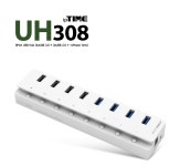 UH308 8포트 아이피타임 USB3.0 허브 : 논스톱