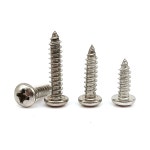 스틸 미니 크로스 필립스 호환 라운드 팬 헤드 셀프 태핑 나무 세트 키트 박스 M1.2 M1.4 M1.7 M2 M3 M4 A2 380 1010pc : 오름상상회