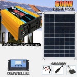 태양광 발전 키트 휴대용 야외 캠핑 전기 캠핑용 자동차 컨트롤러 시스템 인버터 패널 : 누리다라이프