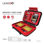 Lensgo KH 8S 카드 케이스 소재 ABS PC 고무 비산 방지 방수 방진 작고 휴대하기 쉬운 상자 : 이클릭