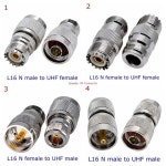1Pcs SO239 PL259 암-N 형 수 스트레이트 커넥터 RF 황동 구리 : 원큐무역