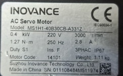 AC SERVO MOTOR MS1H1-40B30CB-A331Z : 주식회사 현서