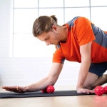 지압 발마사지 족욕 땅콩 공 발 마사지 볼 트리거 포인트 테라피용 뾰족한 딥 발바닥 근막염 목 통증 완화 : 오름상상회